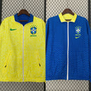 Agasalho Brasil impermeável reversível